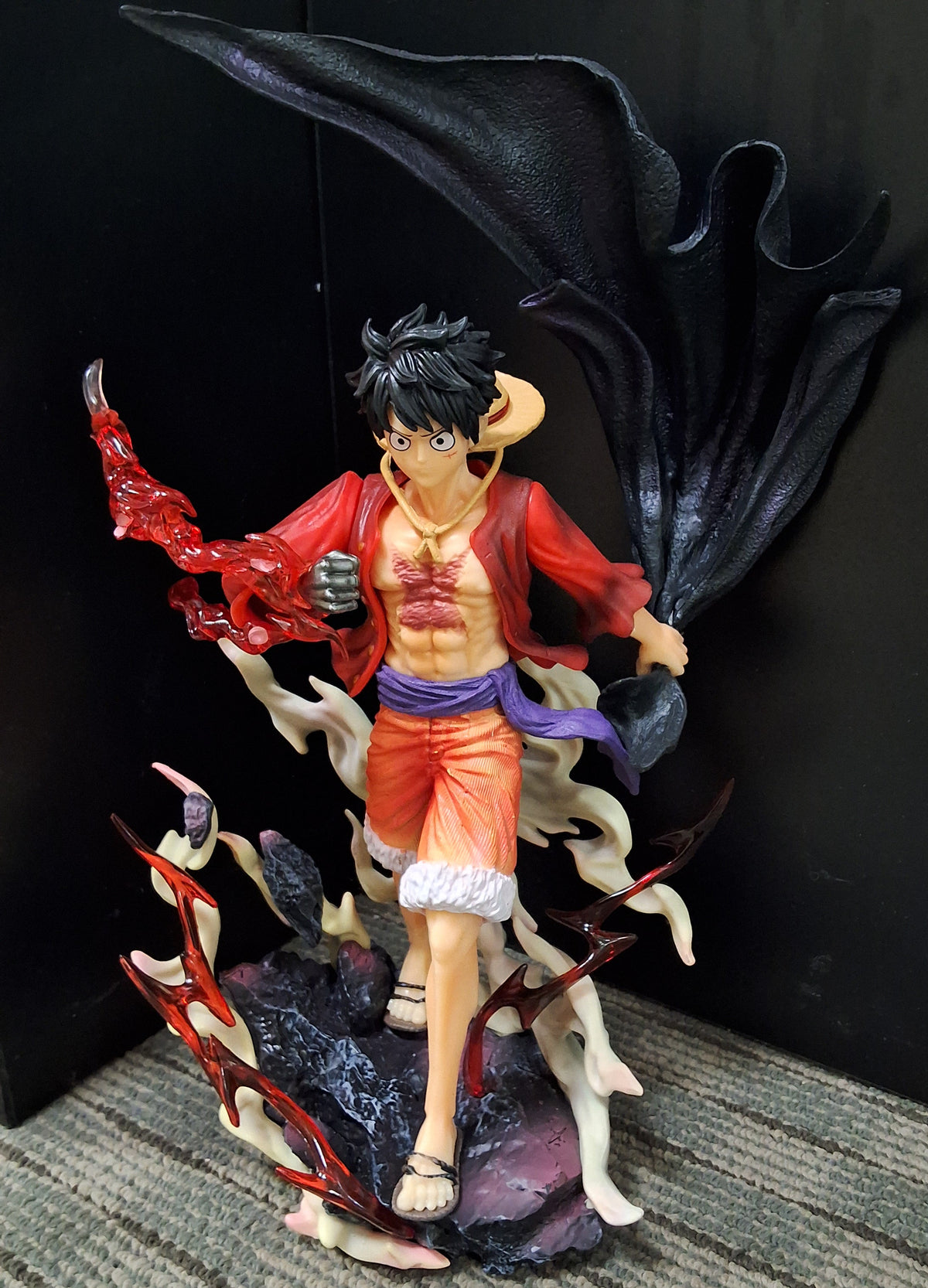 Luffy Flame Fist Holding Coat Figurine #1848