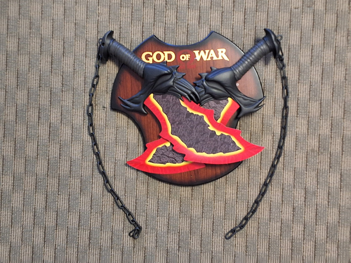 God of War set, red borders