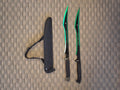 Dual Hero Edge Wavy blades