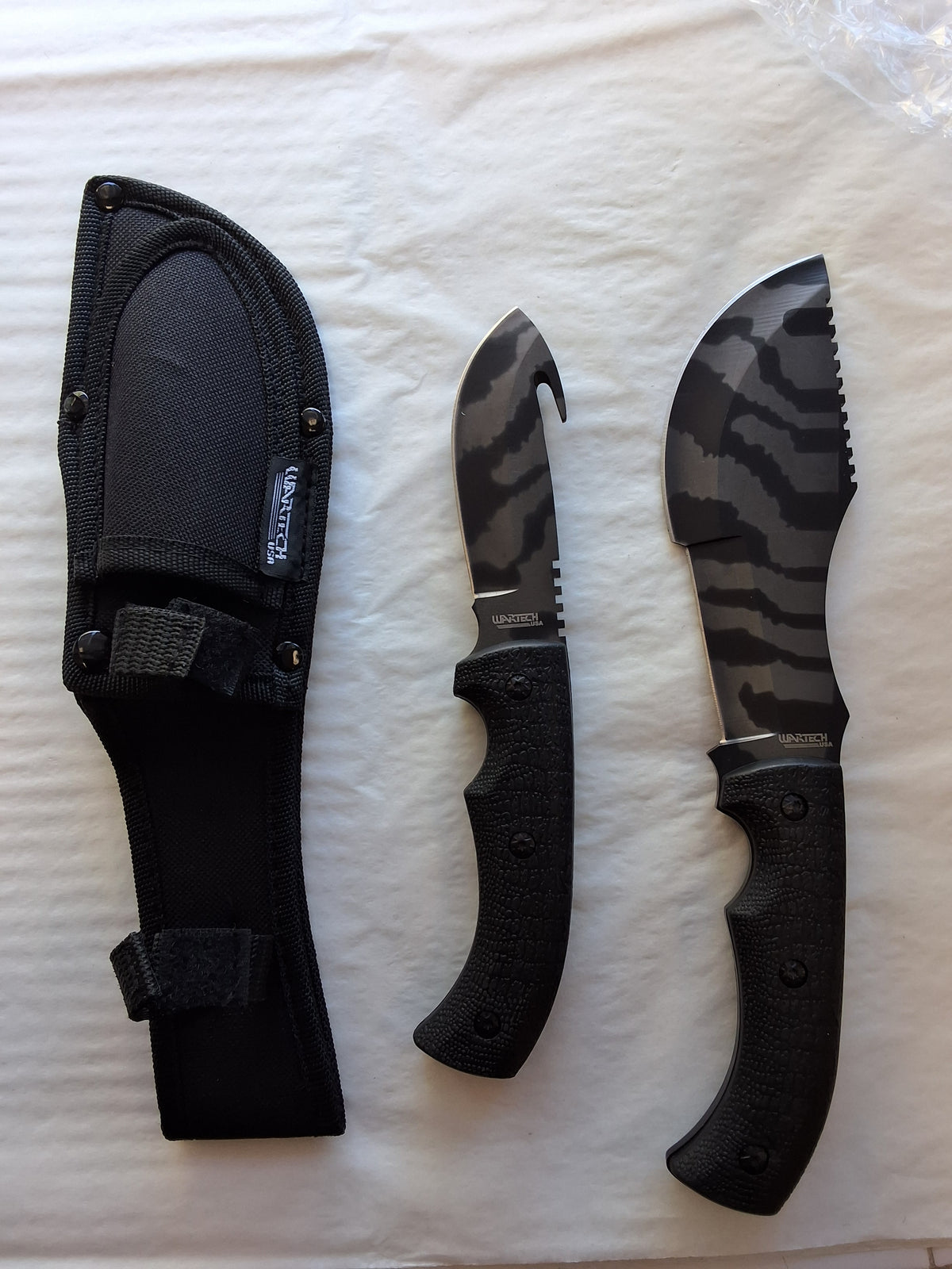 Camo 2 Tanto Knife Set with Sheath #3011