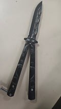 Black Dragon Handle Butterfly Knife