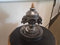 Three Dragon Heads On A Fountain Style Incense Burner