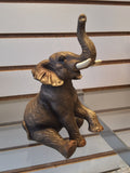 Elephant sitting, 6"
