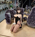 Kneeling Bunny girl long brown hair #1568