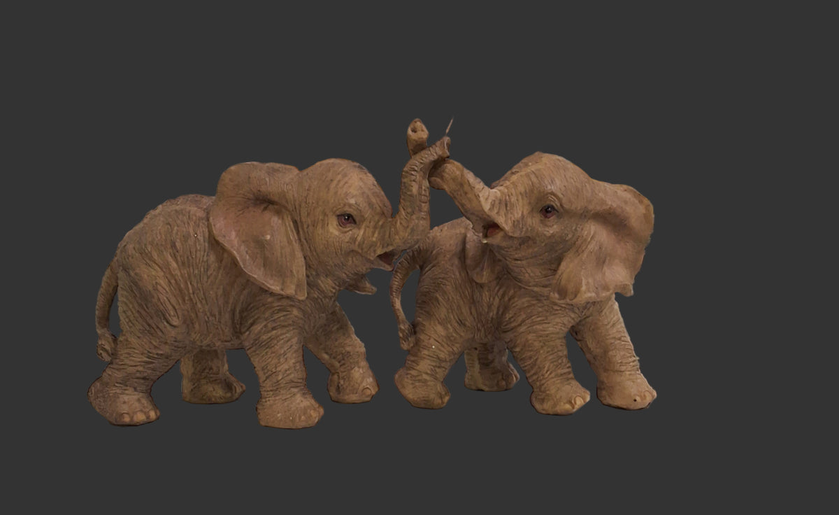 Elephant's High-Fiving Long Day At Work