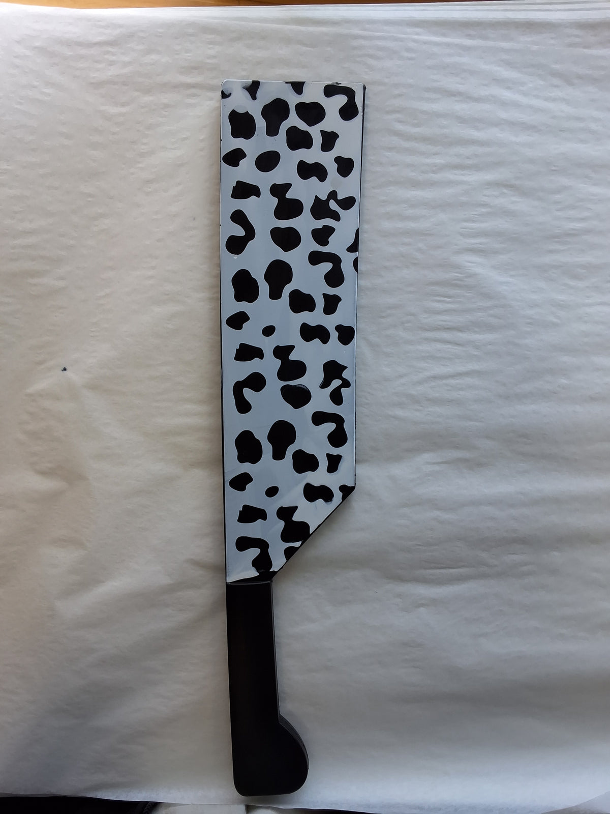 Foam Cow Print Cleaver #3055