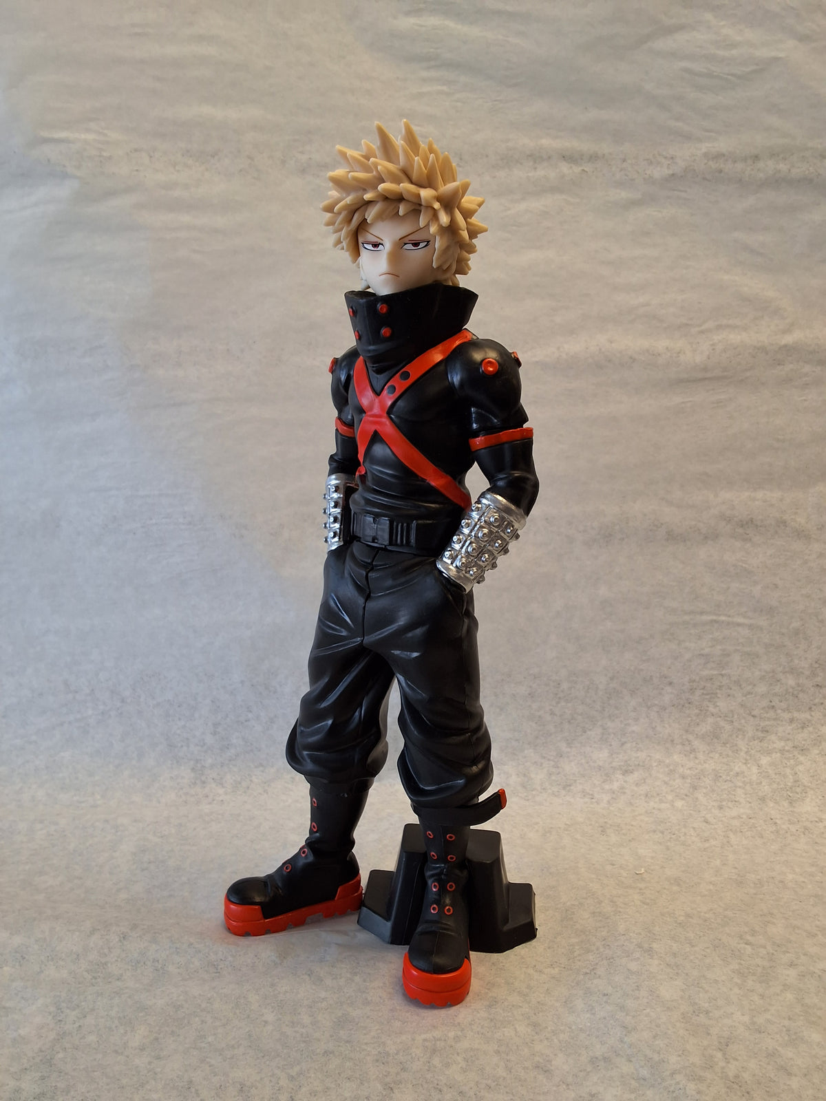 Bakugo My Hero Academia Character all in Black with Orange Trim #1543