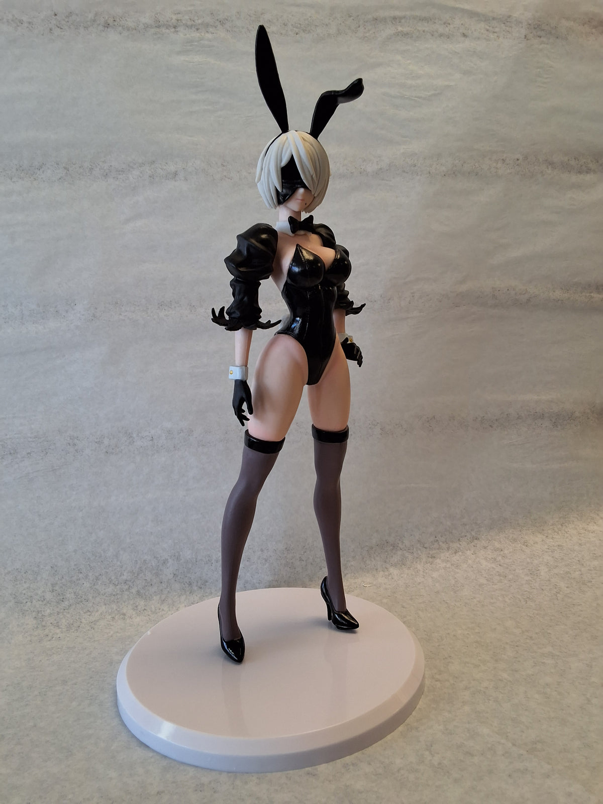 NieR: Automata Yorha  #1522 Woman in Black with Bunny Ears Standing