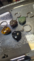 Crystal Heart Keychains