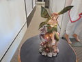 Fairy On Mushroom With Baby Dragon