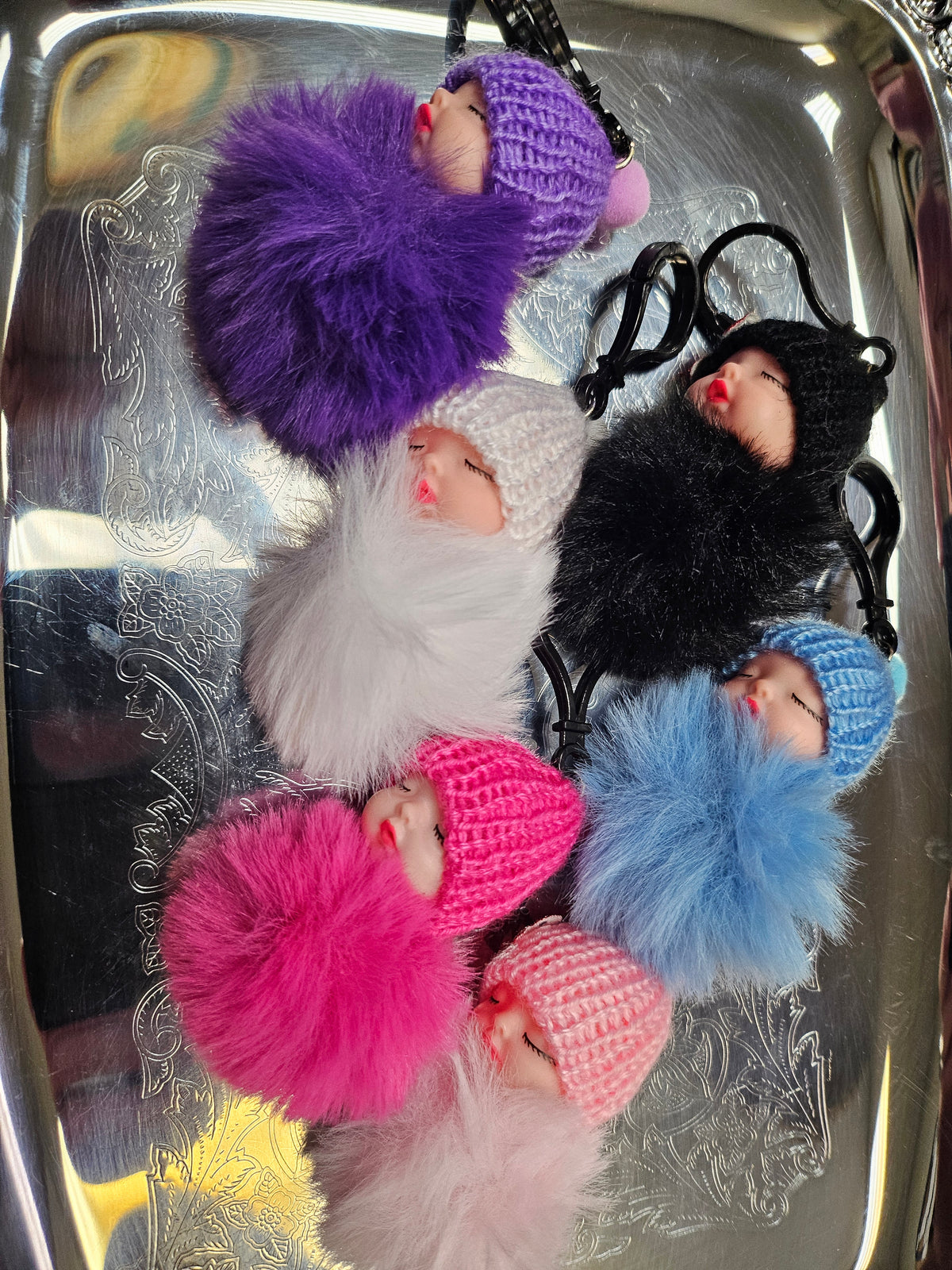 Sleeping Baby Keychains