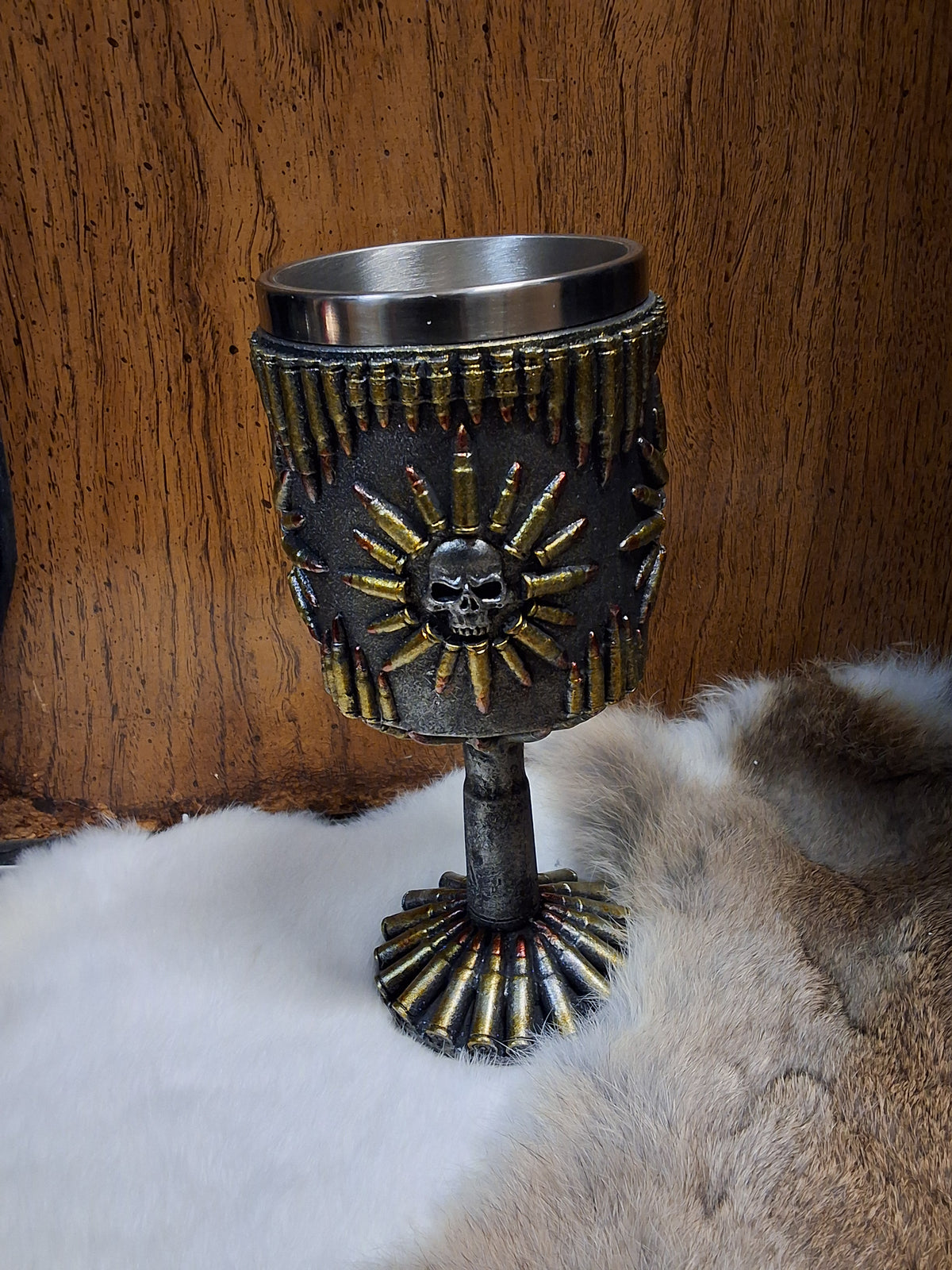 Chalice with Skull and Bullets #1704