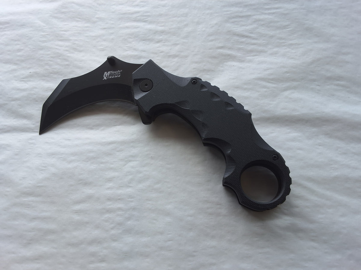 Large Black G10 Grip Karambit