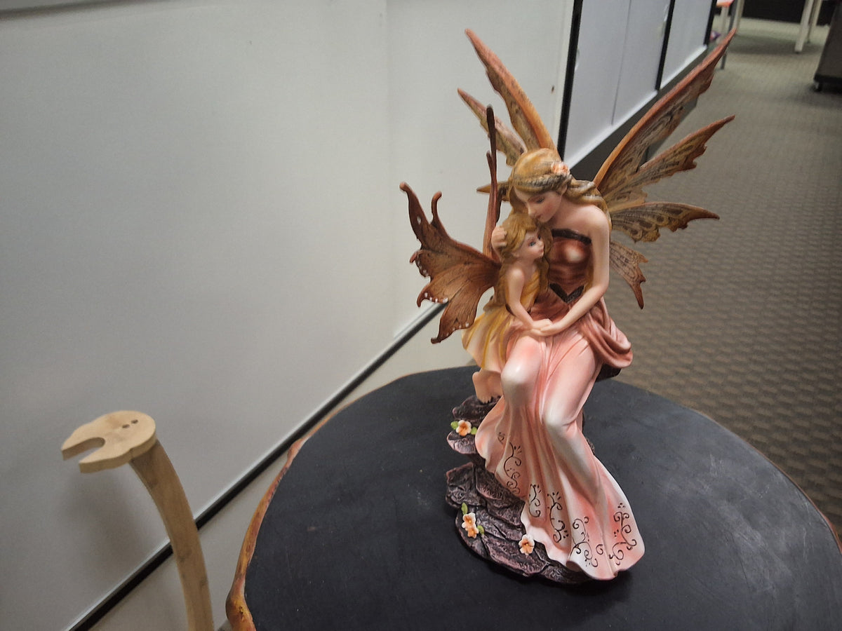 Mother Fairy And Daughter Sitting #1293