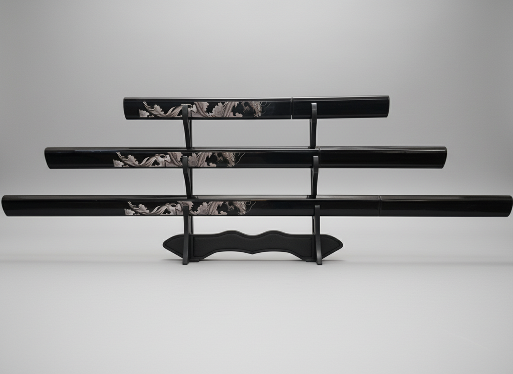 3-Piece Flying Dragon Katana set #1476