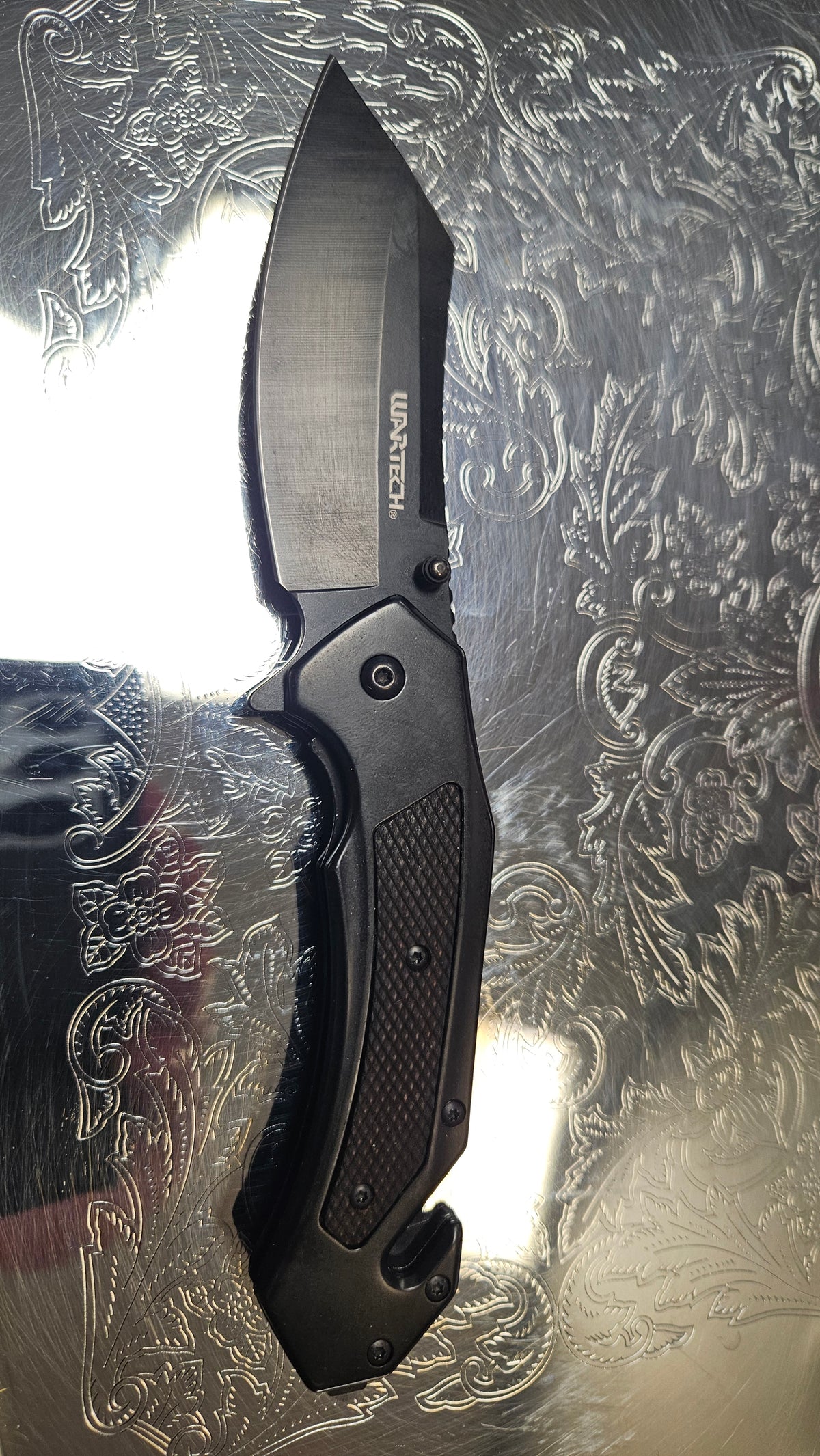 Black Curved Wide Blade Safety Knife