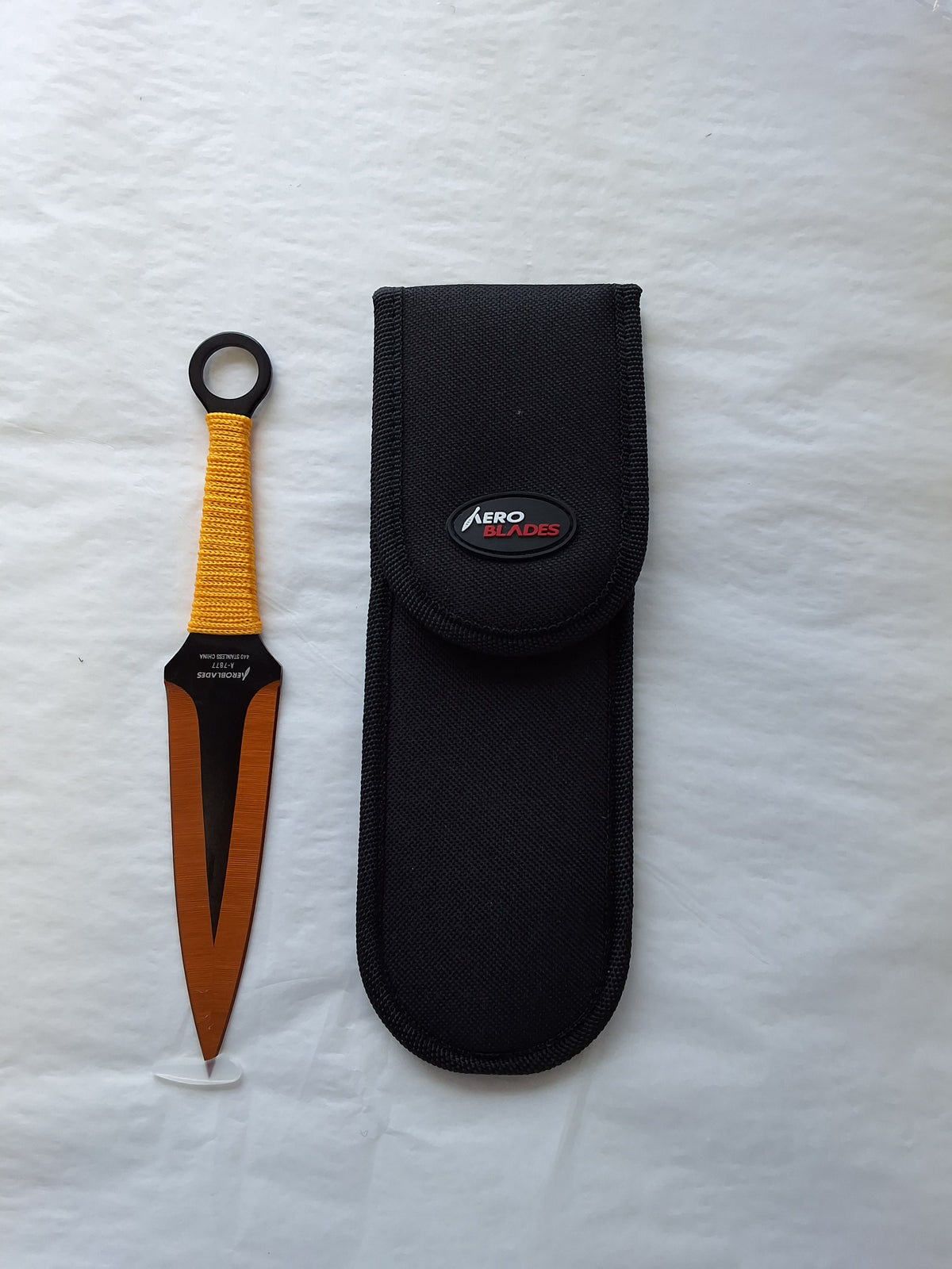 Golden Yellow Throwing Knives