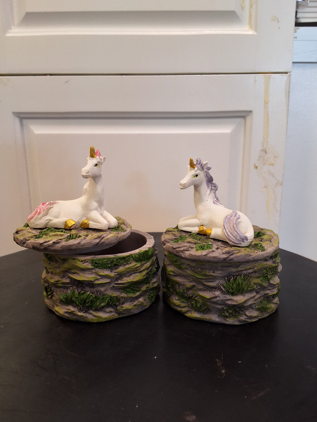 Glittery Unicorn trinket box #1547