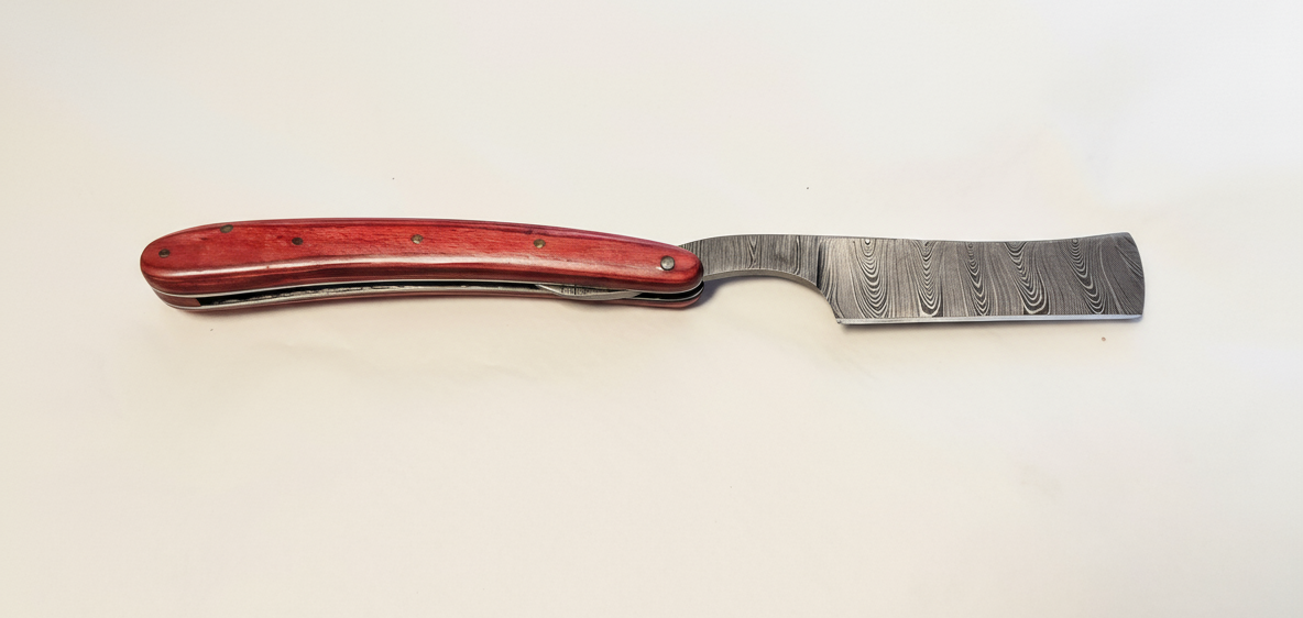 Damascus Straight Razor
