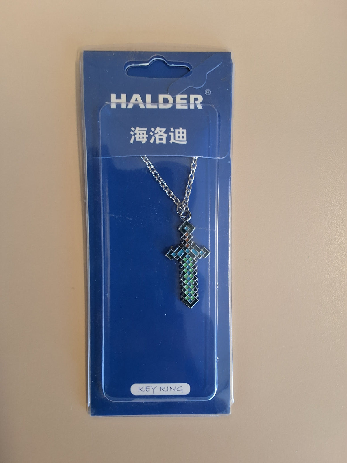 Mine Craft Sword Keychain