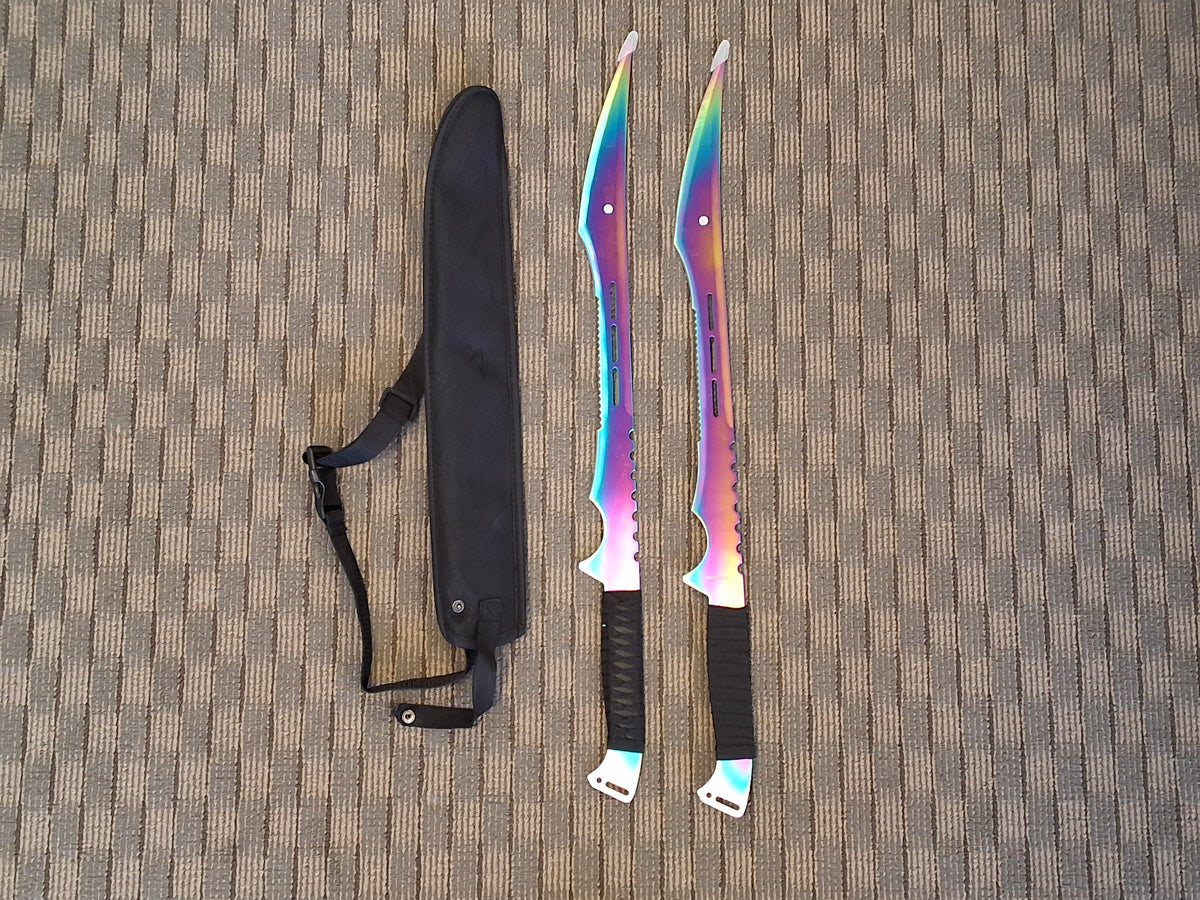 Rainbow Magnetic Double Swords