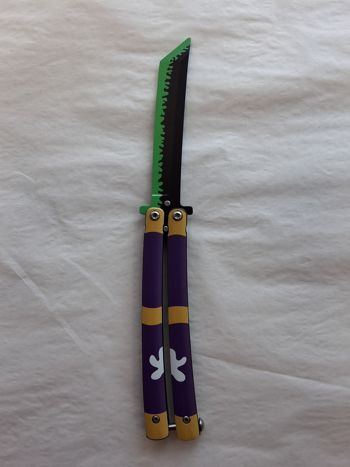 One Piece Zoro Sword Butterfly Knife #2158
