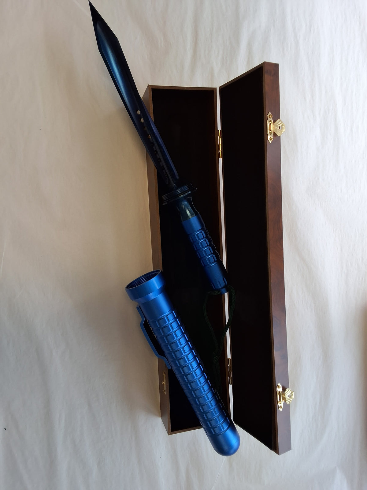Blue Helix Dagger Baton #3201