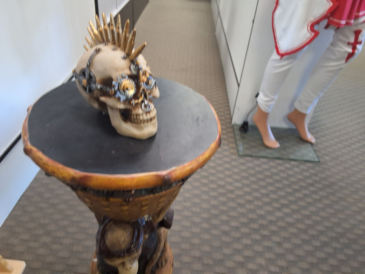 Steampunk skull With Bullet Mohawk