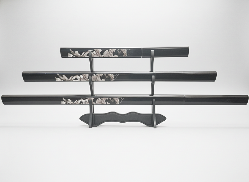 3-Piece Flying Dragon Katana set #1476