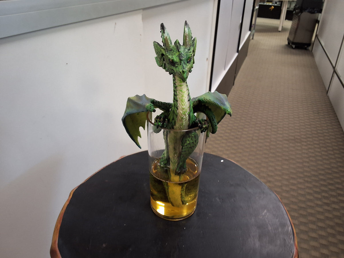 Green dragon with glass liquor