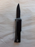 Silver and Black Gravity Knife #2165
