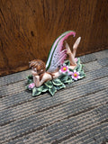Fairy Girl Laying in Flowers #1696