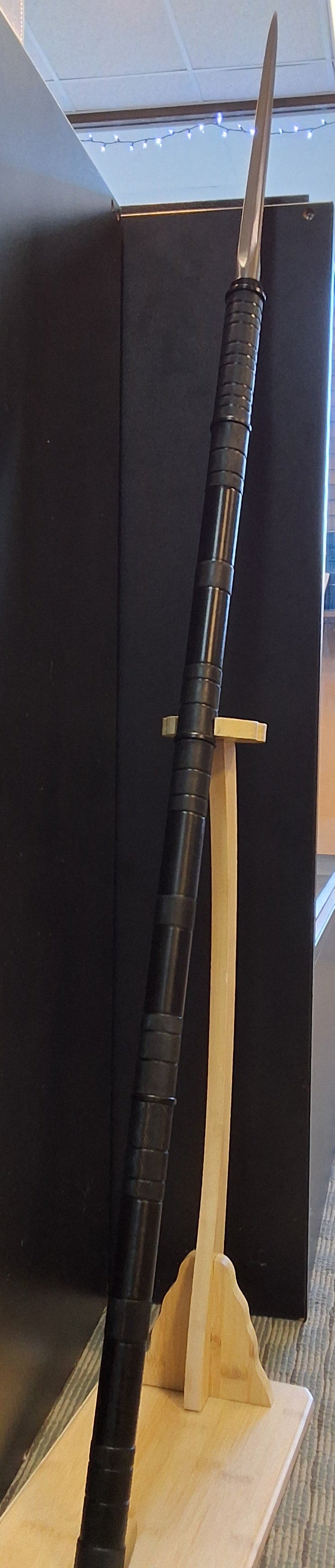 Black Spear Staff with Carry Case #2097