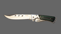 Green-handle long blade Folding knife