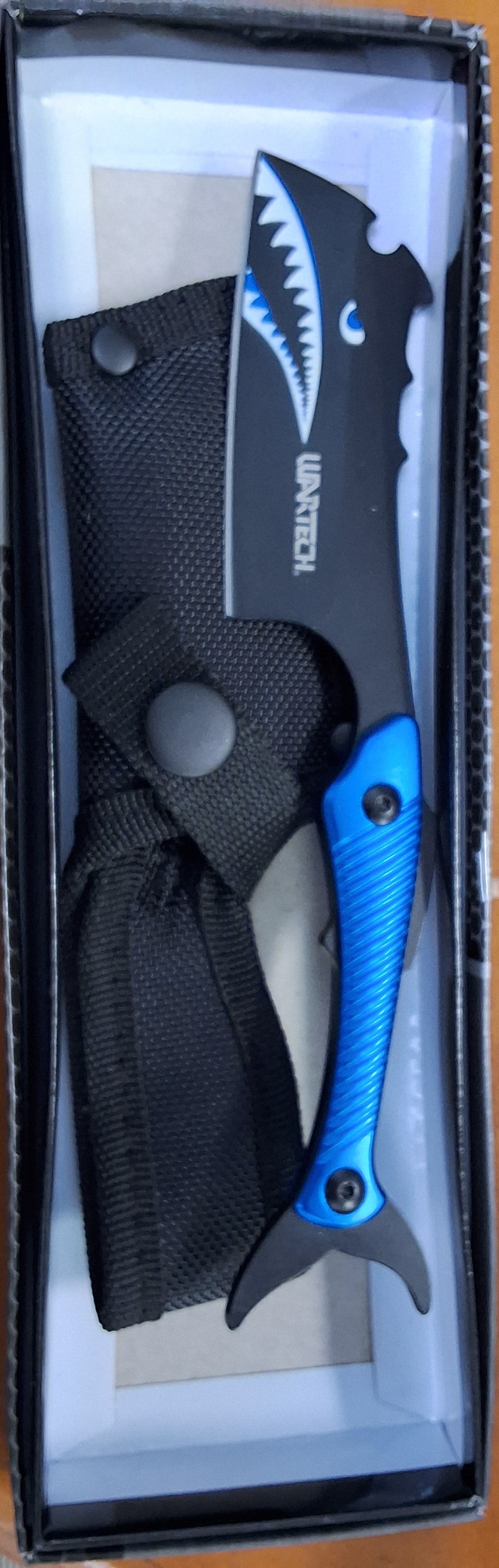 Shark Razor with Blue Fin handle #2054