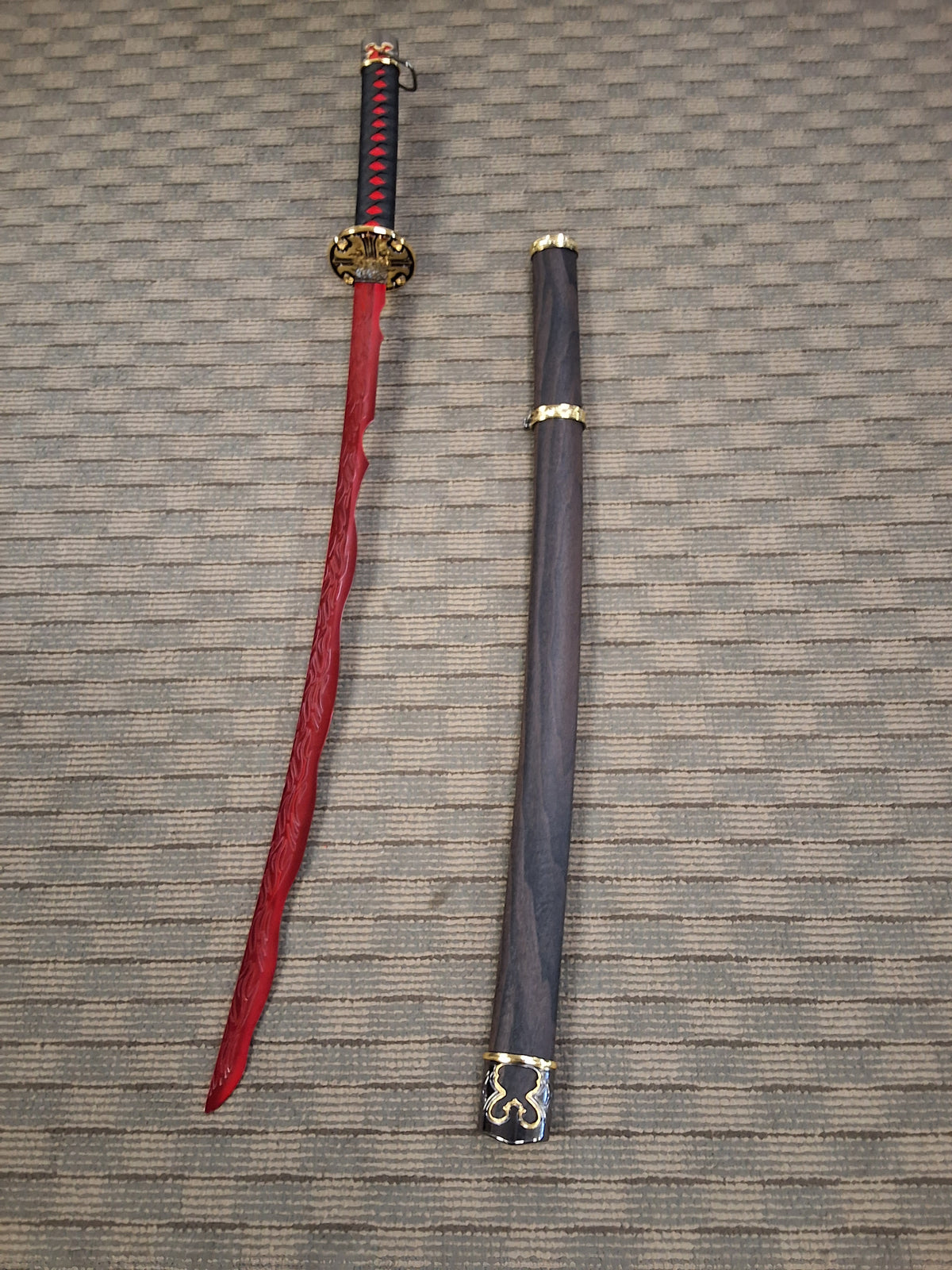 ELDEN RING RIVERS OF BLOOD  DISPLAY KATANA