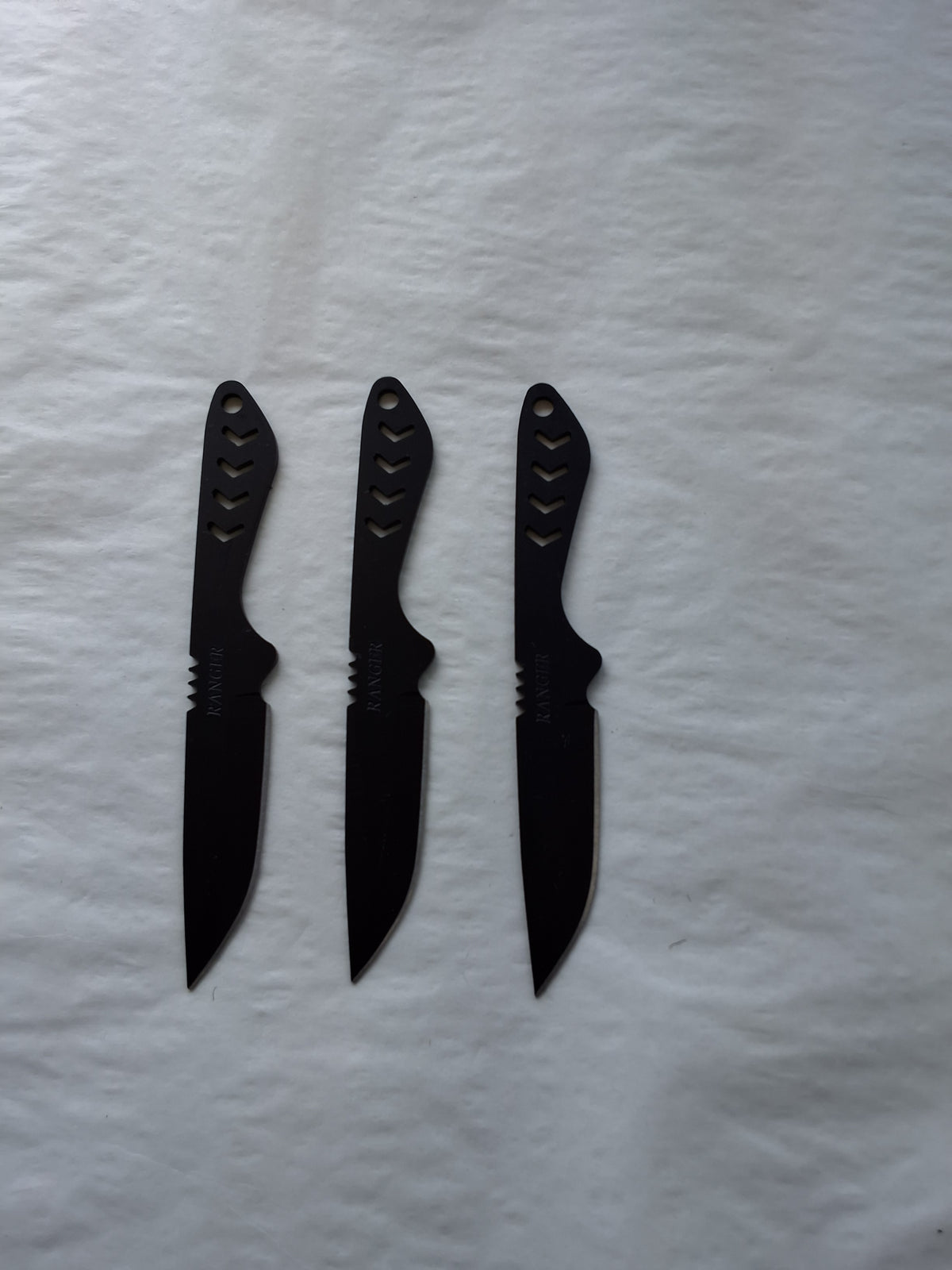 3 pc Small BLK Throwing knives