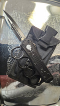 Black Punisher Knuckle OTF