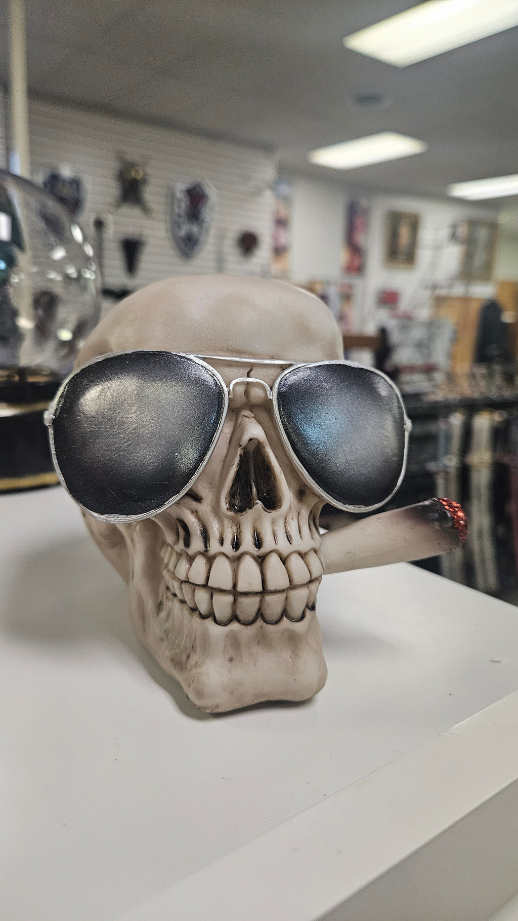 Smoking Skull With Shades