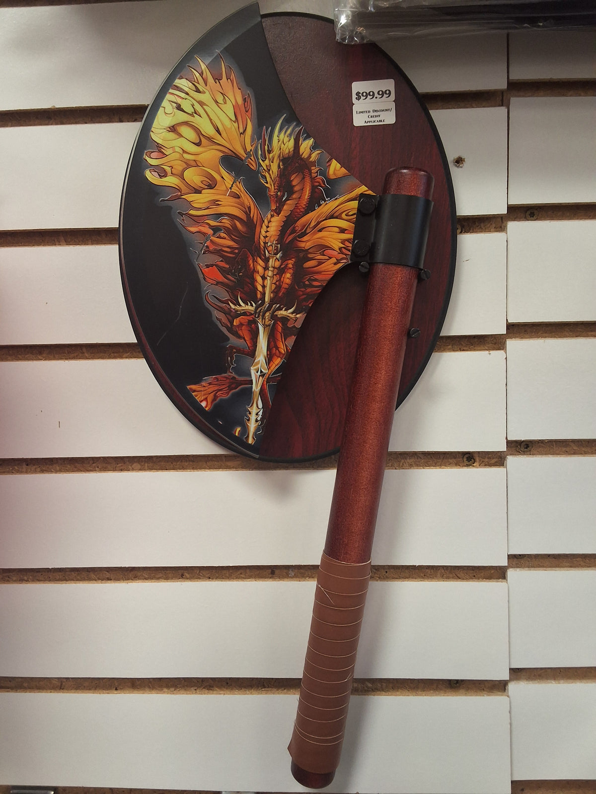 Dragon Axe W/ Plaque