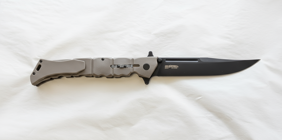 Cold Steel Long gray Folding knife
