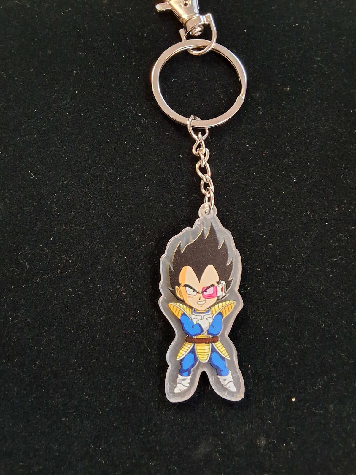 DBZ Character Blue/Gold Jumper Keychain #1719