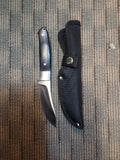 Curved Silver Blade Knife #3193