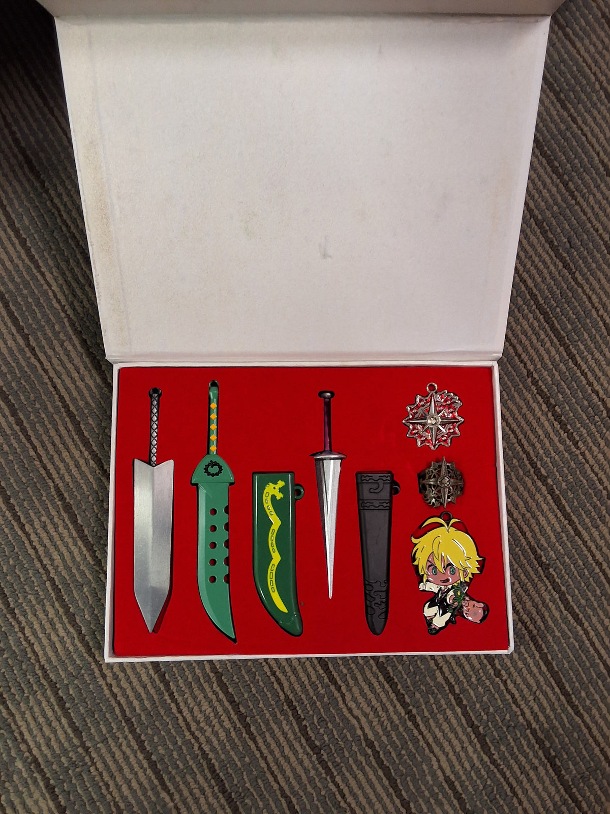 #1610 Seven Deadly Sins Mini Weapon Set