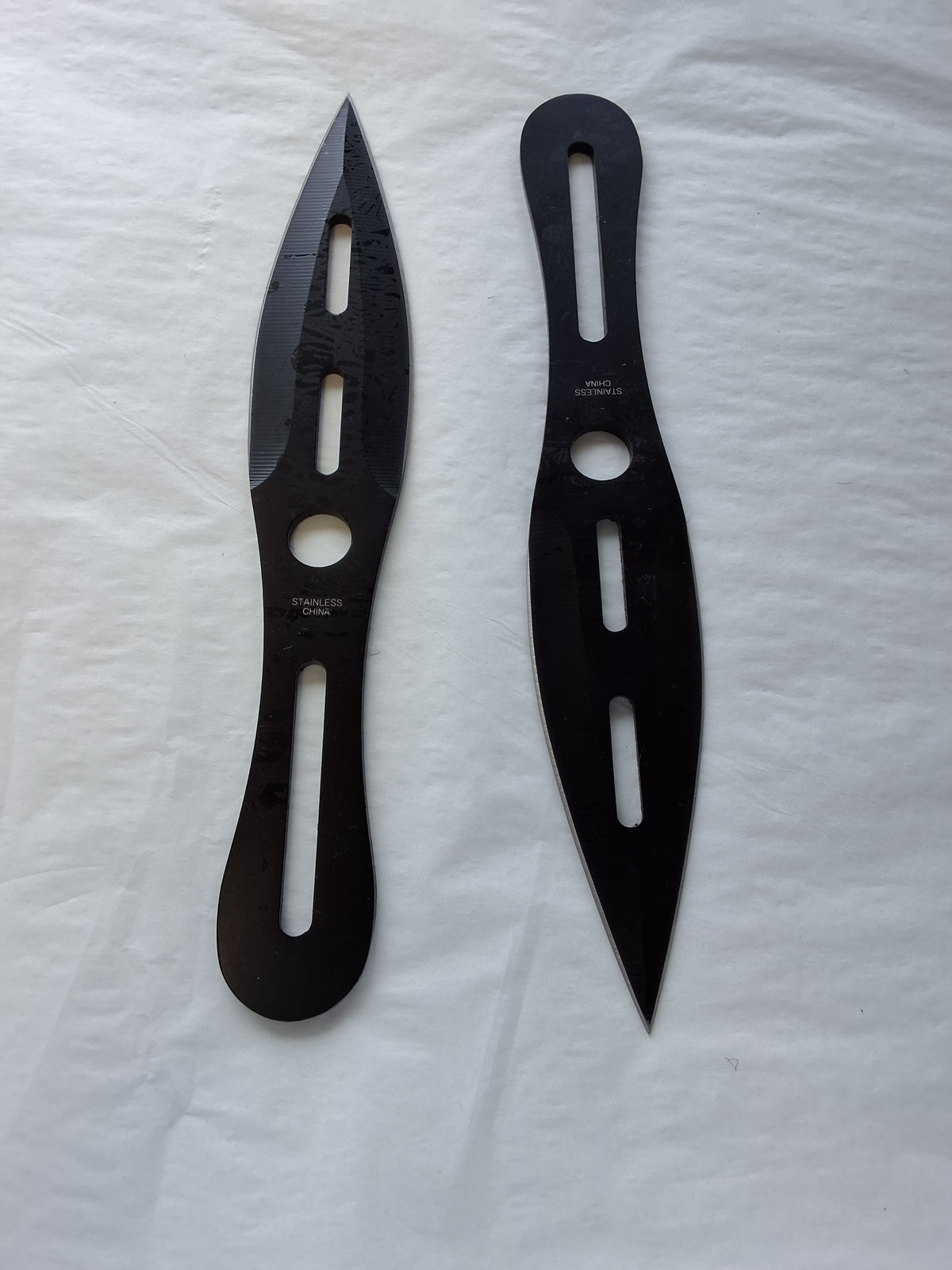 3 PC Black Throwing Knives
