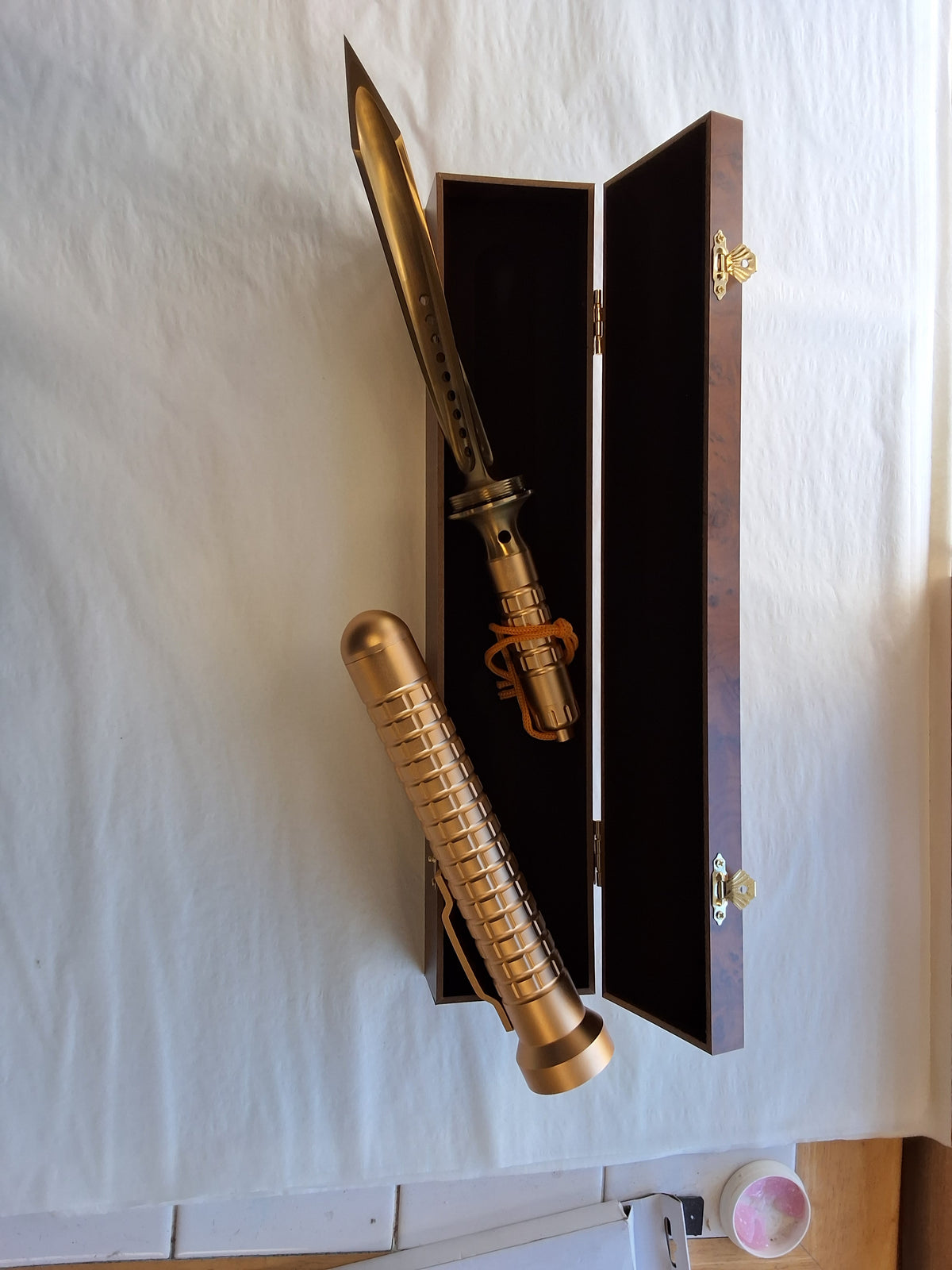 Gold Spiral Vortex Baton #3200