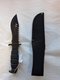 Fixed Black Dagger W G10 Grip