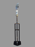 Functional Guan Dao Bladed Pole Staff with stand #1487