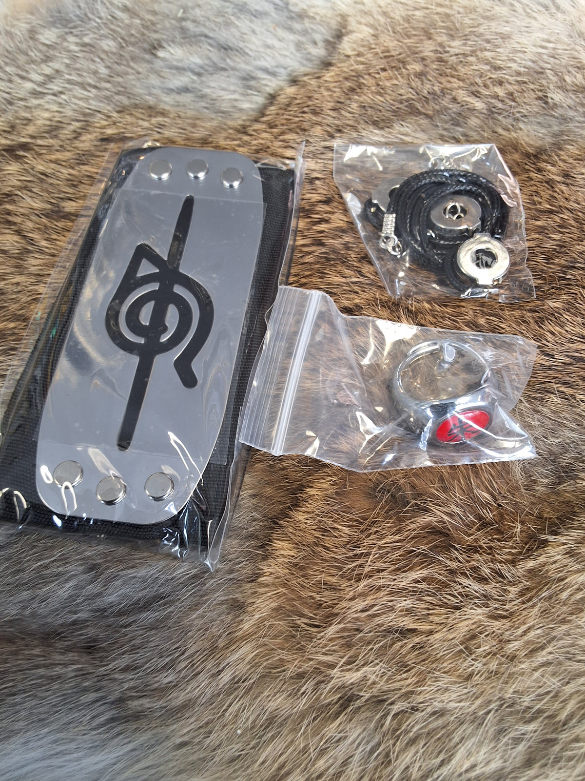 Naruto Headband Ring Set #9783
