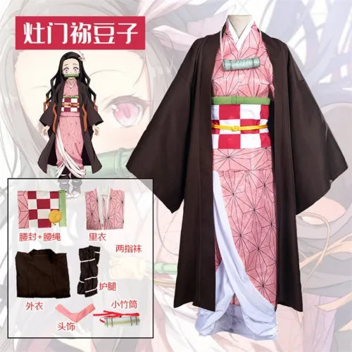 Nezuko Costume Set From Demonslayer #3131